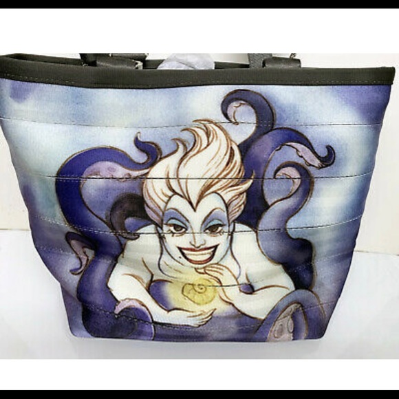 Harvey's Seatbelt Disney Couture Ariel & Ursula Handbag - Picture 2 of 5